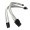Mini PCIe to PCIe 6 Pin Video Card Power Sleeved Cable for Apple