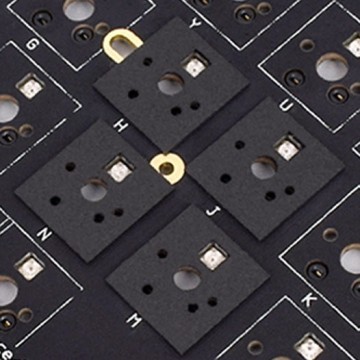 Mechanical Keyboard Switch PCB Sound Dampening Foam Pad Sticker Mod