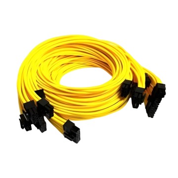 Premium Corsair PSU Individually Sleeved Modular Cable Set Yellow