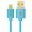 Premium Micro USB Fast Charge Cable with Gold Plated Connector (Blue)