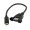 USB 3.1 Type-C Male to USB 3.0 Type-A Female Panel Mount Cable (OTG)