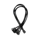 PWM 4 Way Splitter Smart Fan Cable 30cm Black