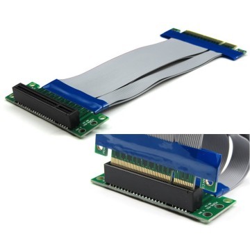 Câble Riser Pci-E 30 16X 40 CM Plat Flexible Pour Extension