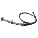 Premium Single Braid Power Supply Modular 3 x SATA Cable