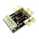 Molex Power Distribution PCB 6 Way 3 Pin Block Fan Hub Power Splitter