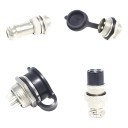 GX12 GX16 GX20 Port Silicone Rubber Dust Cover with Buckle