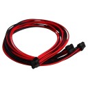 GPU PCIE Dual 8 Pin Modular Power Supply Single Sleeved Cable for XFX Pro