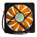 12018 120mm x 18mm DC Brushless Orange Fan DC12V 0.32A 2200RPM