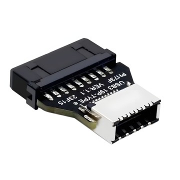 USB 3.0 19 Pin Header to USB 3.1 Gen2 Front Panel Header Converter