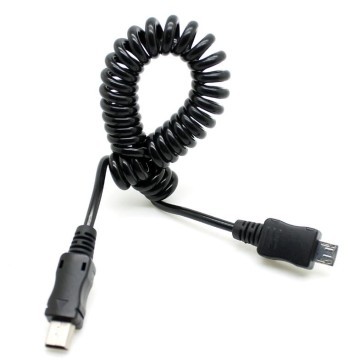 Micro-B Micro USB Mini-B Mini USB Male to Male Adapter Cable (Black)