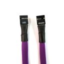 USB HD-Audio 10-Pin Internal Header Sleeved Extension Cable (Purple)