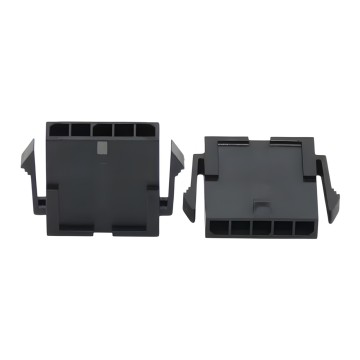 5 Pin Power Supply Male Molex Connector with Pins Black