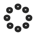 modDIY Anti Vibration 3mm Fan Rubber Grommet 4 Pack
