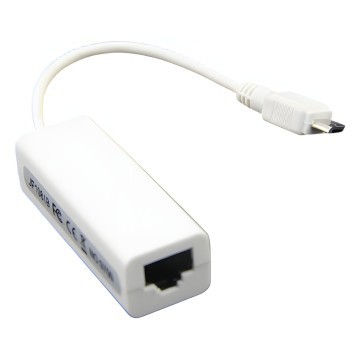 5 Pin Micro USB to RJ45 Ethernet Network Cable Adapter