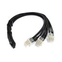 ATX 3.0 PCIe 5.0 600W Triple 9 Pin to 12VHPWR 16 Pin Power Cable