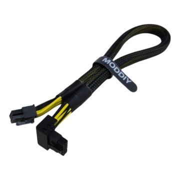 GPU 8 Pin to Angled 12VHPWR 16 Pin Cable for Gigabyte GPU Servers