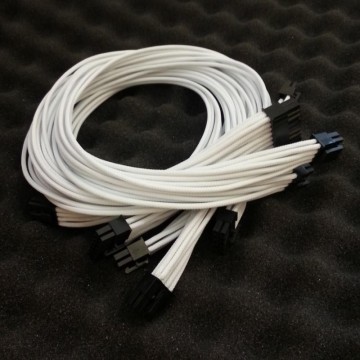 Corsair RM1000 Individually Sleeved Modular Cable Set (White)