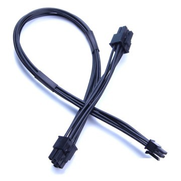 Apple Mini-PCIe 6-Pin to Standard Dual PCIe 6-Pin Video Card Power Cable