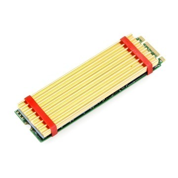 Premium N80 NVME NGFF M.2 2280 SSD Cooling Aluminum Heatsink Gold