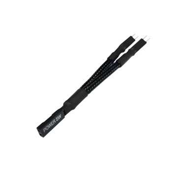 High Quality Sleeved Power SW 2 Pin Internal Header Y Splitter Cable
