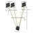 Standard 8 Pin CPU EPS to 3 x 4 Pin Molex Adapter Cable