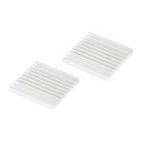 Server Grade Ultra Thin Silver Heatsink 28mm x 28mm x 3mm
