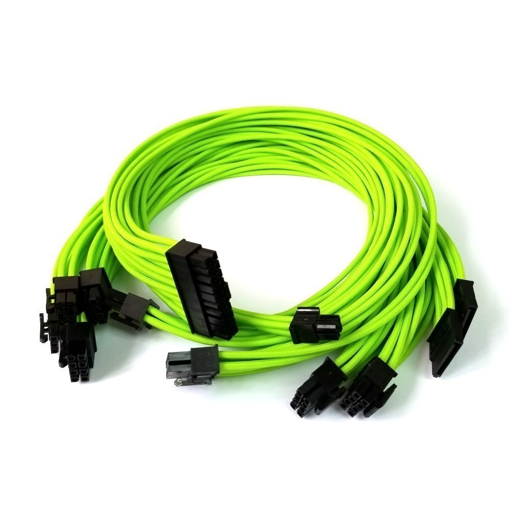 Corsair HX850i Premium Single Sleeved Modular Cable Set (Nvidia - MODDIY