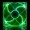 Ultra Silent 12cm 12025 Green LED Fan