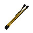 Dual 6 Pin to EPS CPU 8 Pin Direct Power Cable for Nvidia Tesla