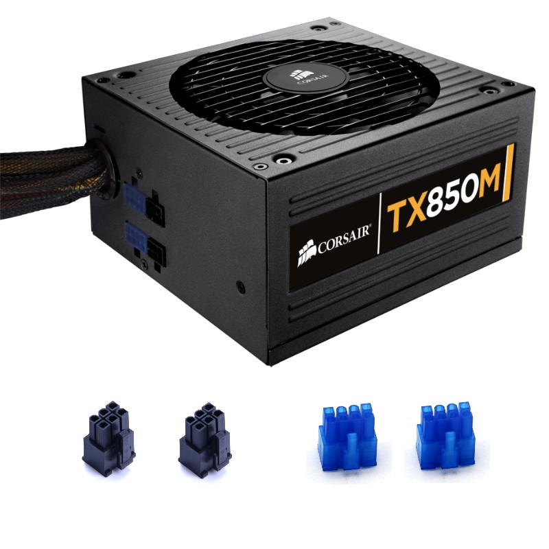 smeltet Svarende til tiggeri Corsair TX Series 850W/750W/650W/550W Modular Connector (Full Set 4pcs) -  MODDIY