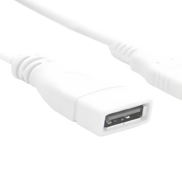 USB 3.1 Type A Female to USB C Type C Male Adapter OTG Cable White