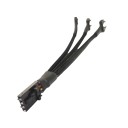 4 Pin Female to Male Sleeved Triple Y Split Cable for Corsair Link Commander