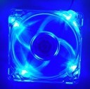 Ultra Silent Blue LED 120mm Fan (1400RPM 18dBA 43CFM) 