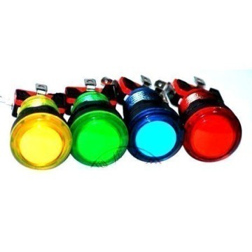 Illuminated Bulgin Style Momentary Vandal Switch (23mm)