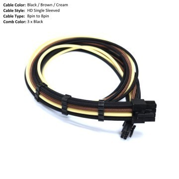 Individually Sleeved Modular Cable GPU PCIE 8 Pin for Antec - MODDIY