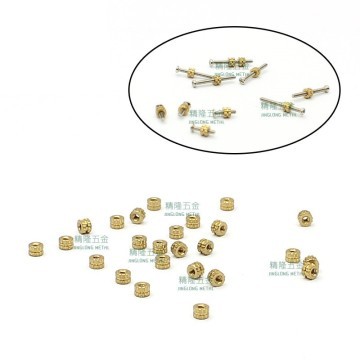 M1x0.25 H65 Brass Circular Knurl Nut - MODDIY