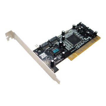 SATA 4x Internal Port Controller Card w/ SoftRAID Support Low Profile