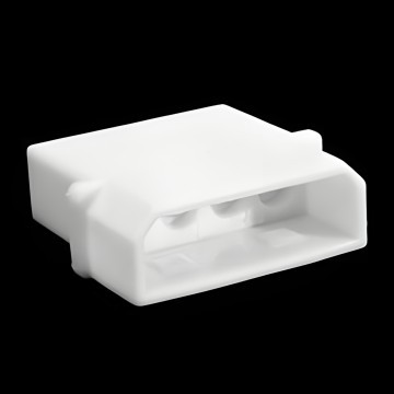 4 Pin PSU Molex Power Male Connector with Pins White