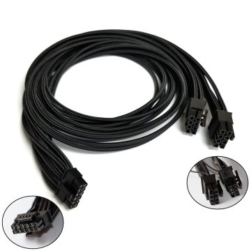 ATX 3.0 PCIe 5.0 600W Dual 8 Pin to 12VHPWR 16 Pin Power Cable