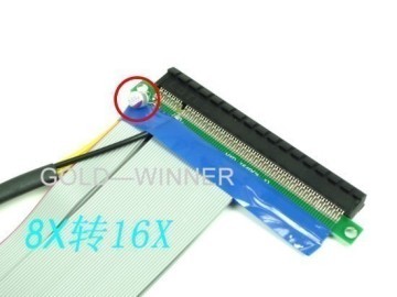 10pcs/lot Pci E Card 16x Male To Female Riser Pcie Slot 16x Protection Adapter Connector For Pc Graphics Card