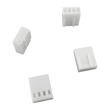 modDIY Female 4-Pin (3+1) PWM Fan Connector (Molex #2510) White