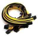 Seasonic X Series Individually Sleeved Modular Cable Set (Black/Yellow)