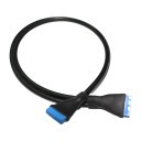 USB 3.0 19 Pin Female to Female Internal Header Cable