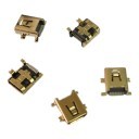 Gold Plated Mini USB 8 Pin Female Connector