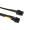 Special Mini Low Profile 6 Pin to 6 Pin PCIE Extension Cable 15cm