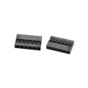 Dupont 2.0mm Pitch 6 Pin Female Motherboard Connector Black
