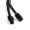 Single Braid 8 Pin EPS Extension Cable - 8 Pin to 4+4 Pin (50cm) - Black