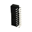 20 Pin ATX Power Male Header Connector 90 Degree Angled Black