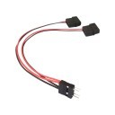 Dual 4 Pin Molex to 10 Pin USB Male LED Header