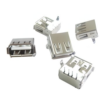 USB 4 Pin Female Socket Right Angle Connector